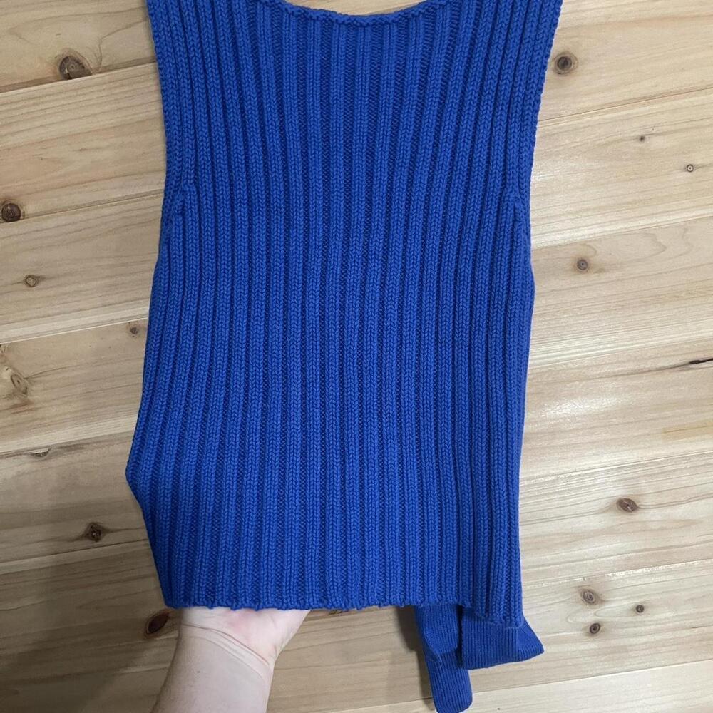 525 Size M Blue Knit